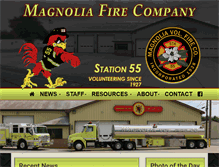 Tablet Screenshot of magnolia55.com